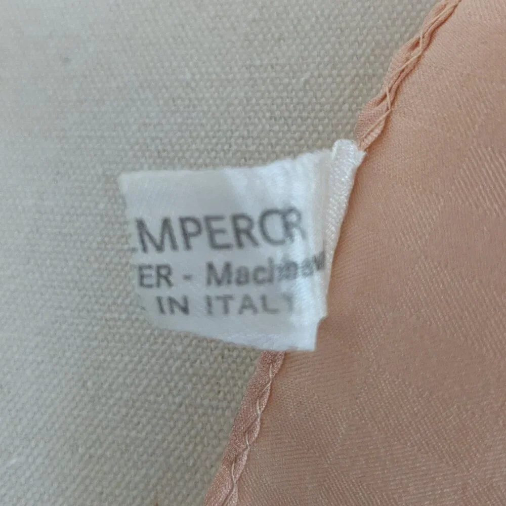 Vintage Mr. Emperor Scarf - Peach - Made in Italy - Polyester - 25